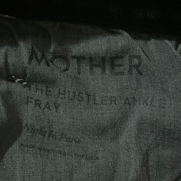 MOTHER Dark Blue Ankle & Cropped Jeans - Picture 10 of 11